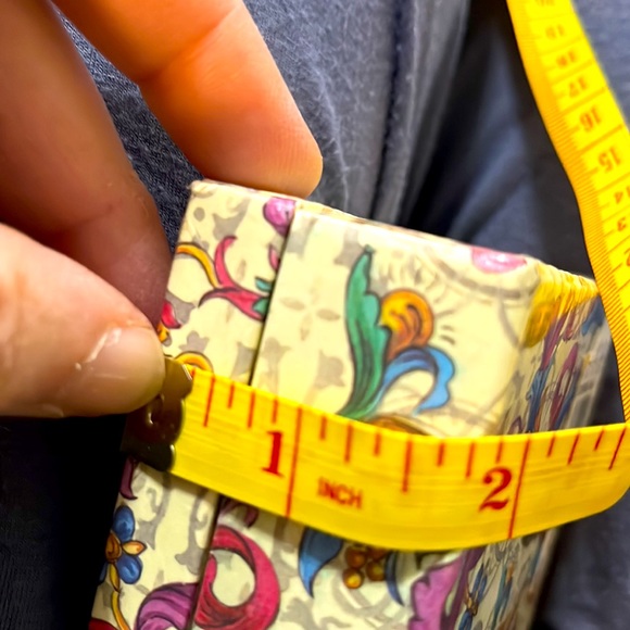 Vintage small jewelry or storage box with a lid and mirror. Macy’s. Collectible. - Picture 5 of 16